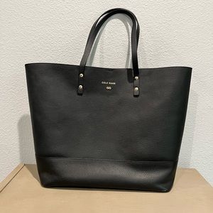 Cole Haan Black Leather Tote